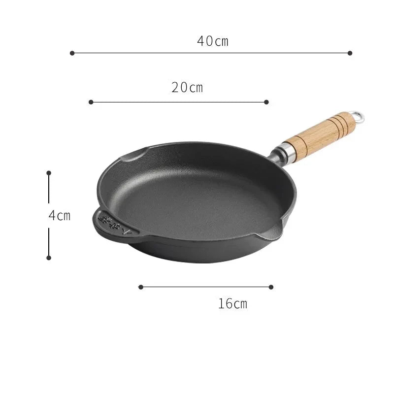 NomadiCast Granite Frying Pan