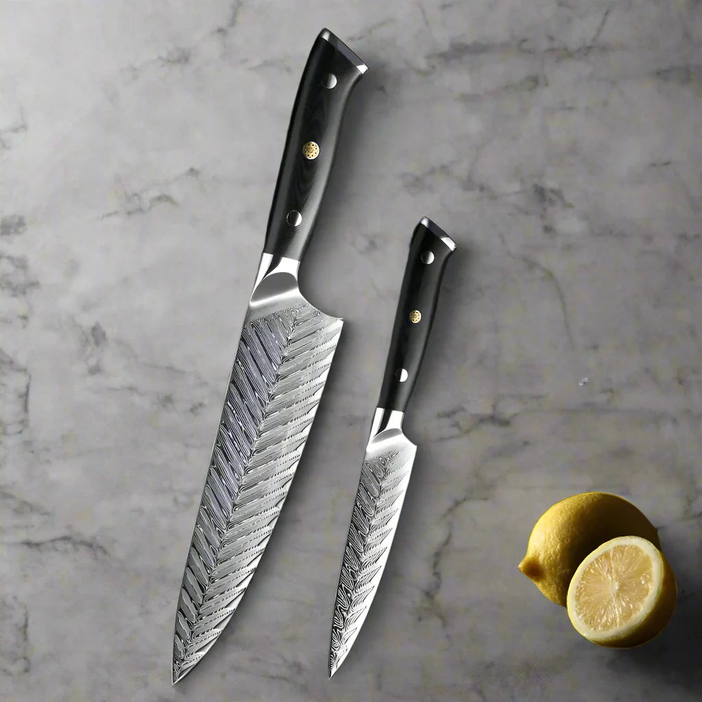 Aokami Forged Damascus Set
