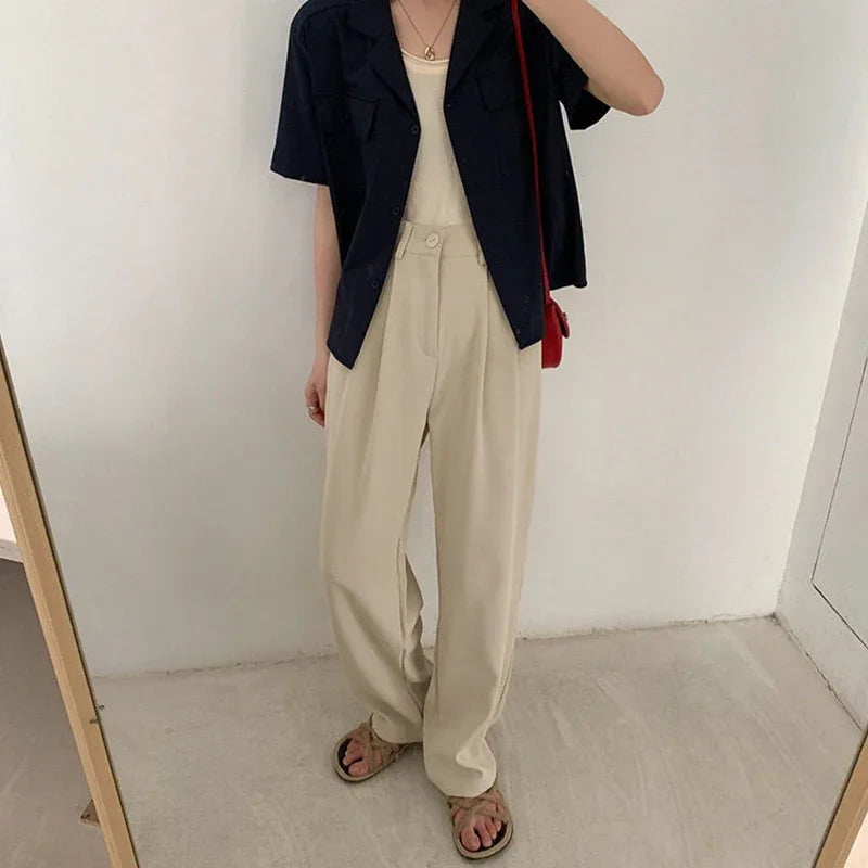 Iselle High-Waist Trousers