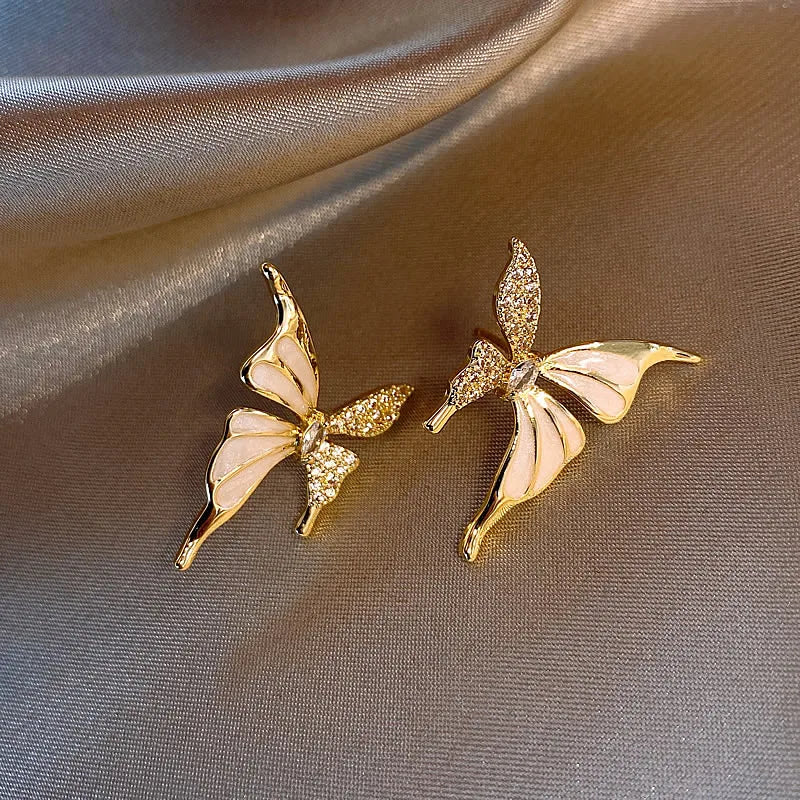 Gilded Butterfly Stud Set