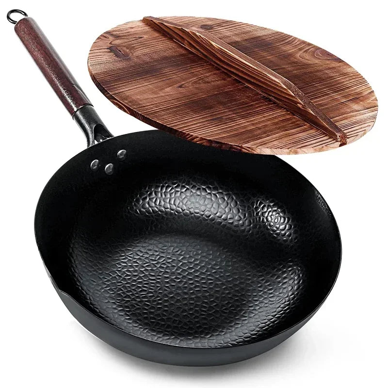 Artisan Hand Forged Wok Pan