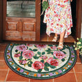 Mosaic Petal Welcome Mat