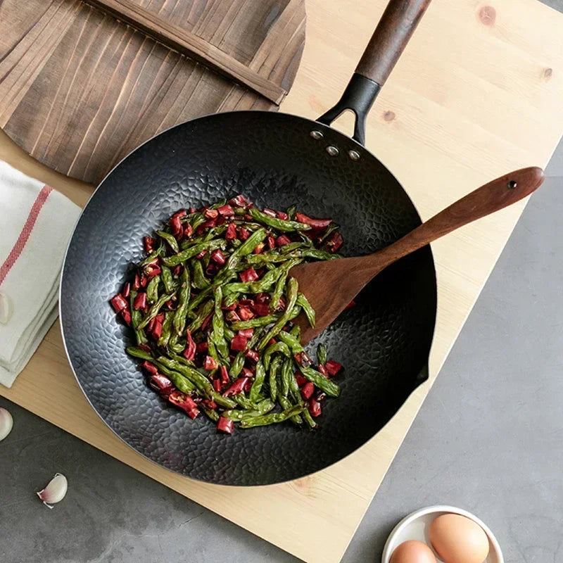 Artisan Hand Forged Wok Pan