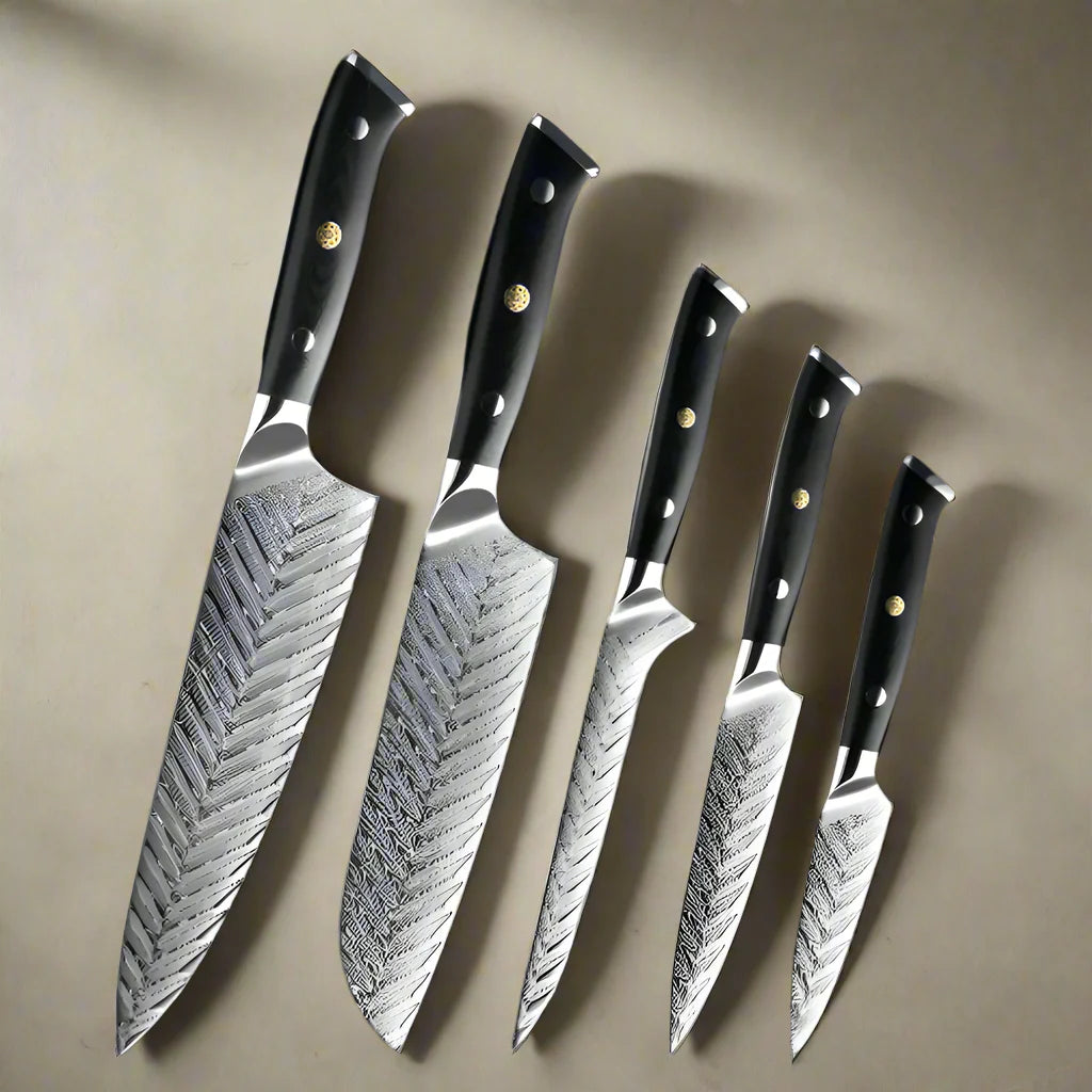 Aokami Forged Damascus Set
