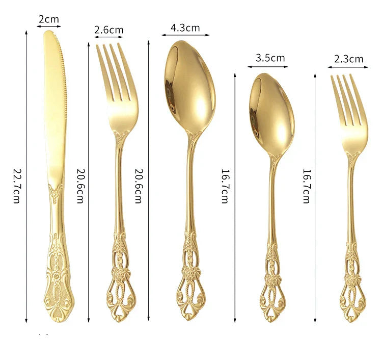 RegalGold Cutlery Set