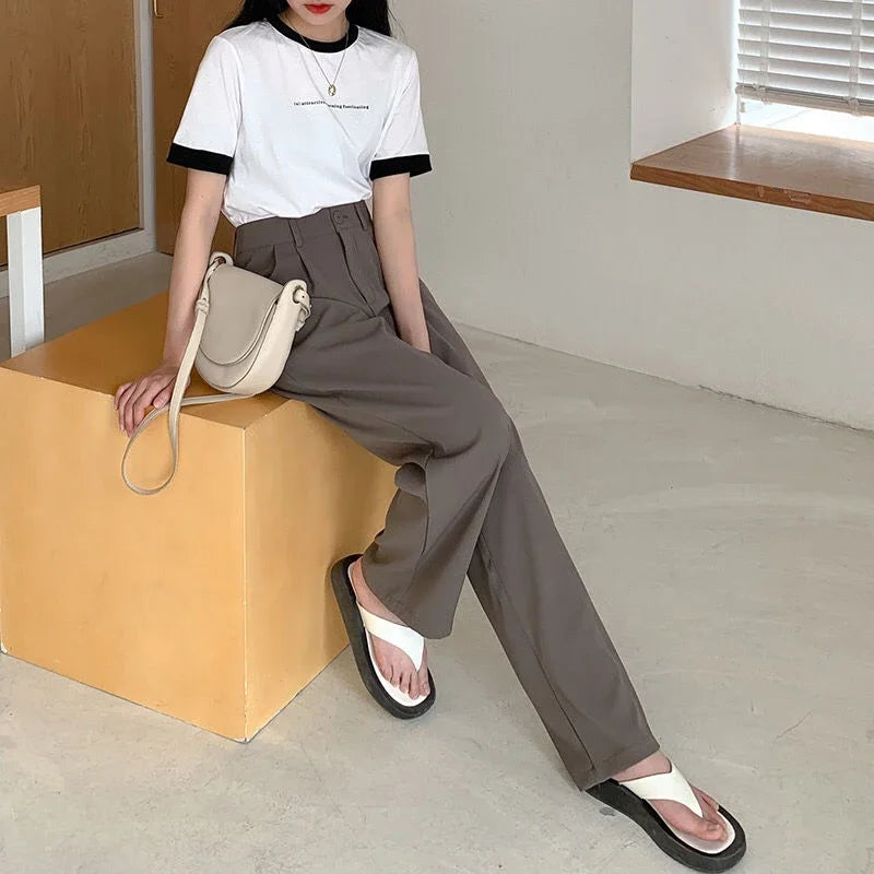 Iselle High-Waist Trousers
