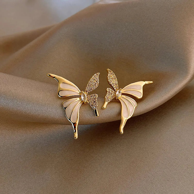 Gilded Butterfly Stud Set