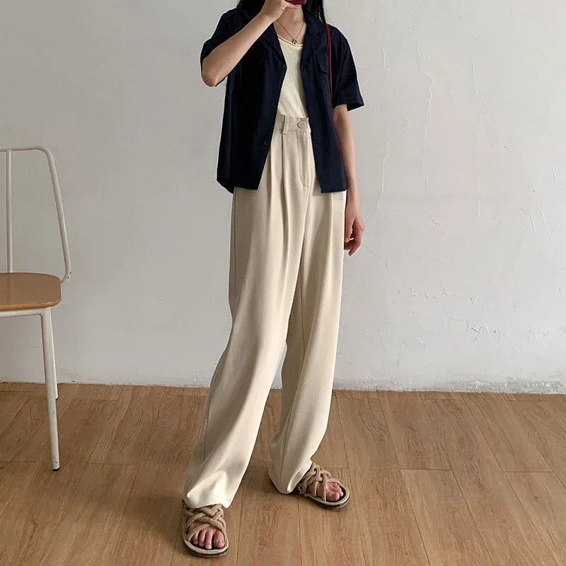 Iselle High-Waist Trousers