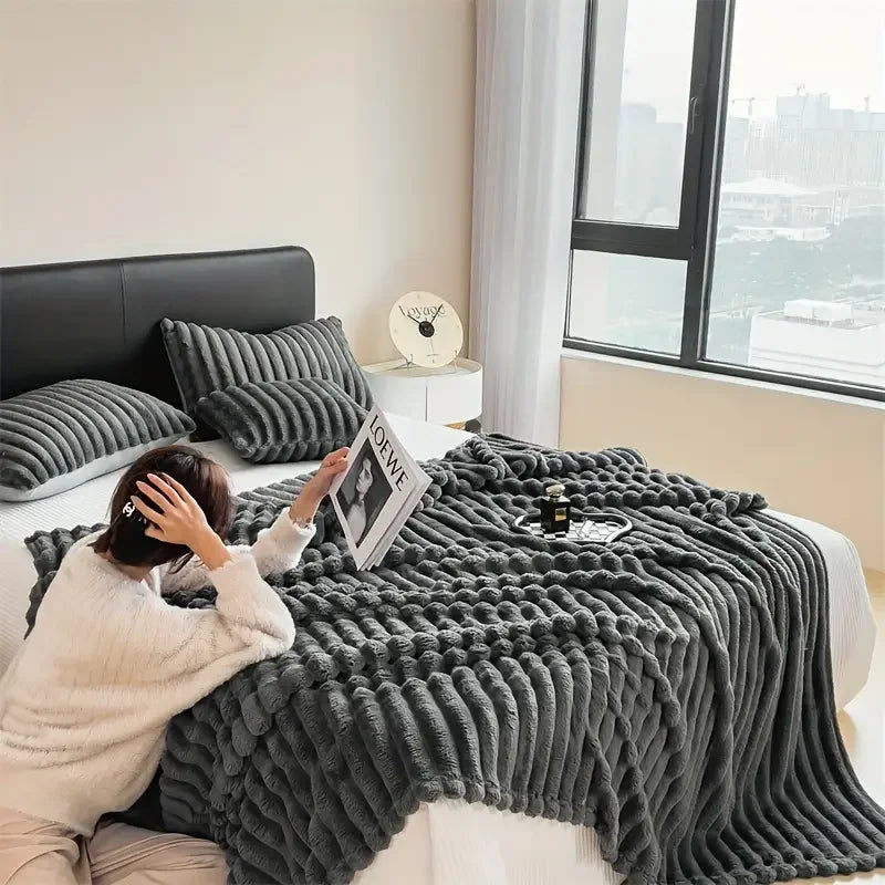 Haven Wide-Rib Throw Blanket