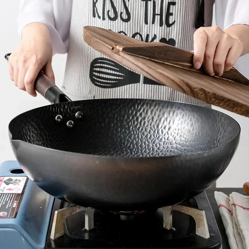 Artisan Hand Forged Wok Pan